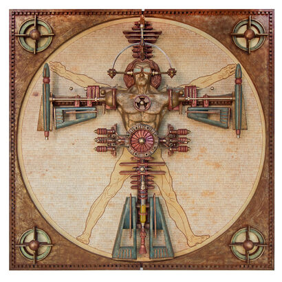 Renaissance Man 2.0(Science) - Artificial Intelligence: Beyond the Age of Reason - a Sculpture & Installation Artowrk by Robert Obier